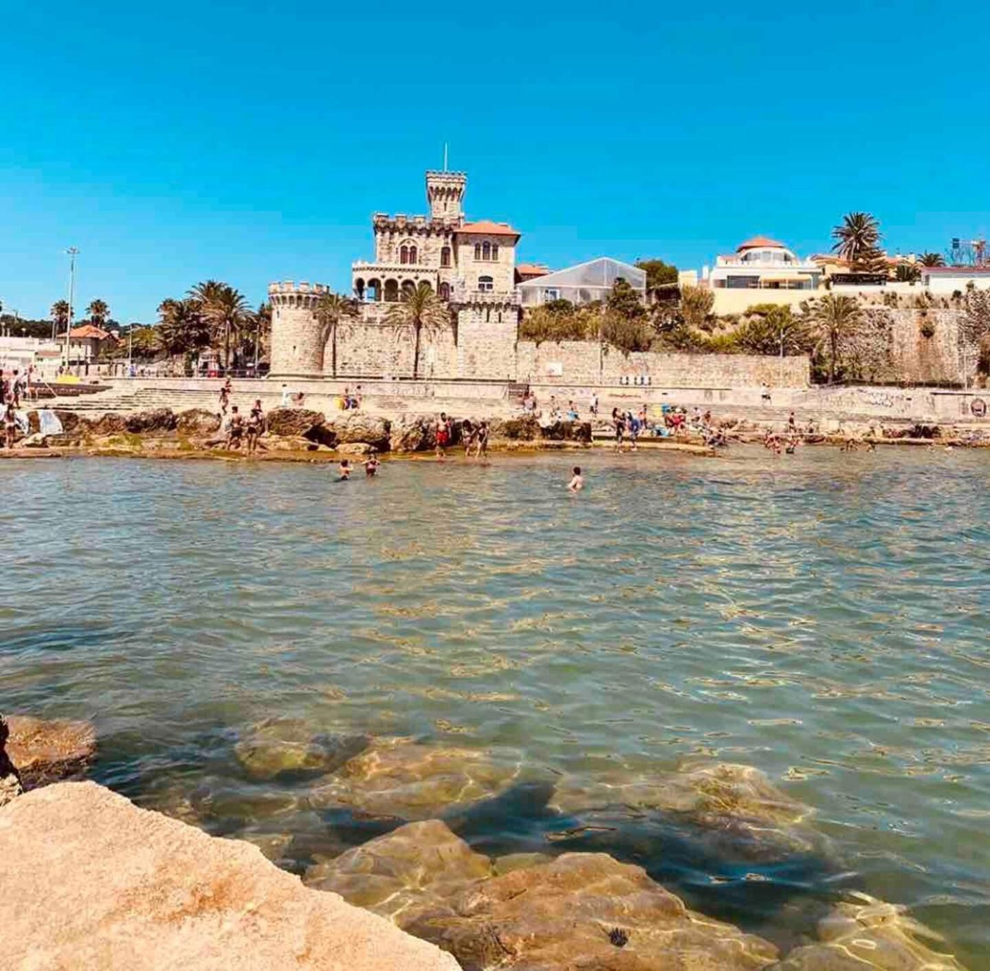 אסטוריל Sea View W Balcony 2 Mins Walk To Beach & Casino מראה חיצוני תמונה